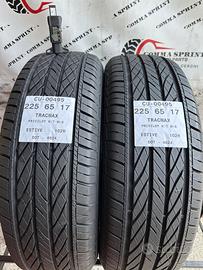 2 PNEUMATICI 225/65 R17 TRACMAX ESTIVE SEMINUOVE