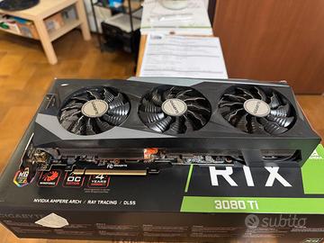 scheda video  geforce 3080 ti rtx gigabyte