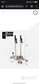 rack palestra pieghevole ultracompatto fino 120kg 