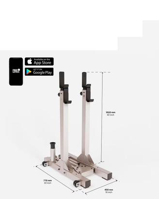 rack palestra pieghevole ultracompatto fino 120kg 