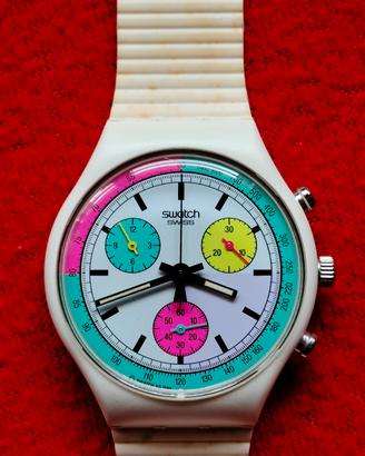 Chrono Swatch White Horses SCW 100