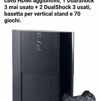 PS3 Superslim 500Gb + 70 giochi