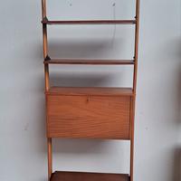 libreria anni 60 in teak