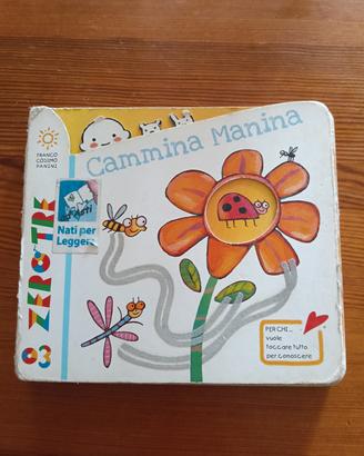 Libro tattile bambini Cammina Manina - Zerotre 