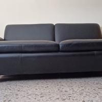 Divano nero 2 posti maxi