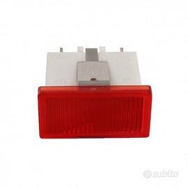 Spia rossa 12 Volt rettangolare per ciclomotori ep