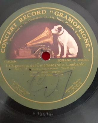 Disco Vinile 78 giri 1915 Londra Stella Menier