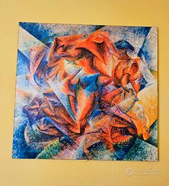 Quadro Boccioni "Dinamismo di un calciatore"