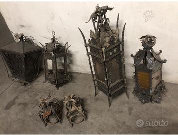 Favolose lampade in ferro barruto