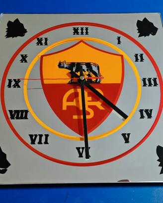 Orologio da parete A.S. Roma in vetro – Ottime con