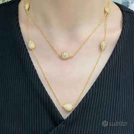 collana con gocce d'acqua