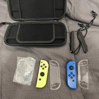 Joy con Nintendo switch cover custodia + altro