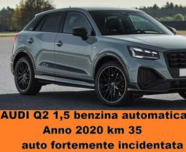 Audi Q2 35 TFSI S tronic Identity Black sinistrato