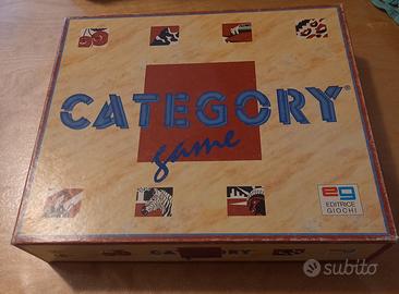 Gioco da tavolo Category Game 