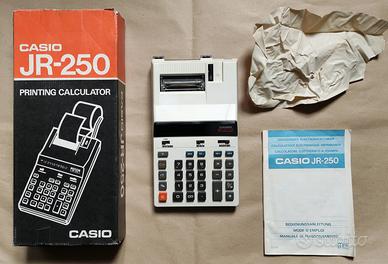 Calcolatrice vintage anni 80 Casio JR-250