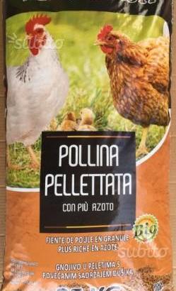 POLLINA pellettata in sacchi da 25 kg