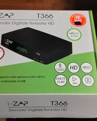 Decoder digitale terrestre HD DVB T2