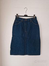 gonna lunga denim vintage Carrera 