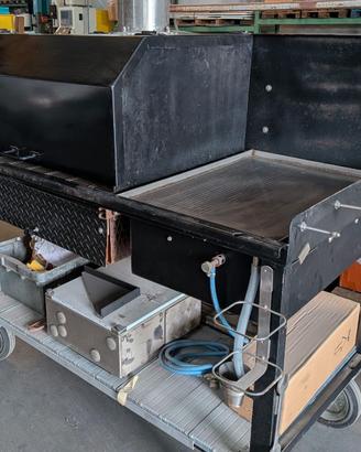 piano cottura a gas  o legna