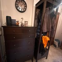 Porta cappotti marrone scuro ikea