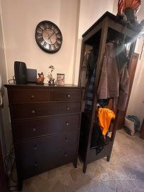 Porta cappotti marrone scuro ikea