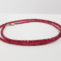 Collana rubini naturali