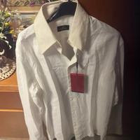 camicia uomo bianca nuova cartellino