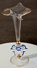 Portacandela in vetro di Murano