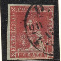 475D - TOSCANA , 1 crazia n. 4c : usato. RAYBAUDI