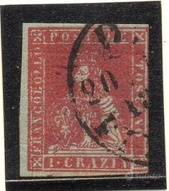 475D - TOSCANA , 1 crazia n. 4c : usato. RAYBAUDI