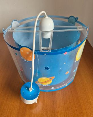 Lampadario tema spazio