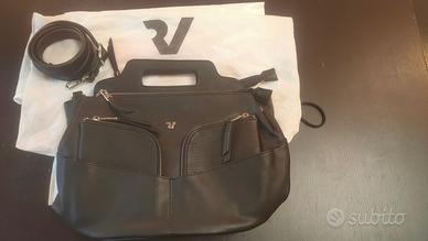 Borsa Donna RONCATO vera Pelle Nero