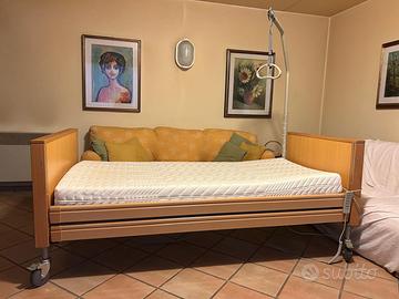 Mopedia letto degenza elettrico + materasso