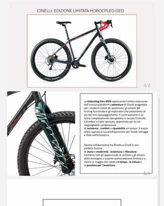 Cinelli HoBootleg Geo x Braulio Limited Edition 