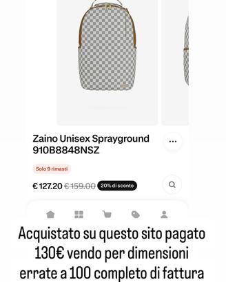 Zaino spriground