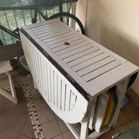 Tavolo console esterno