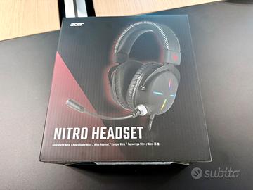 Acer Nitro Headset cuffie nuove