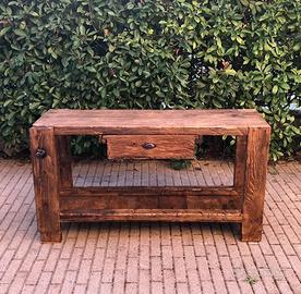 Bancone legno massello  Stile Rustico Industriale
