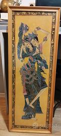quadro batik indonesiano  vintage