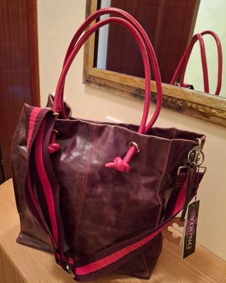 Borsa vera pelle firmata 