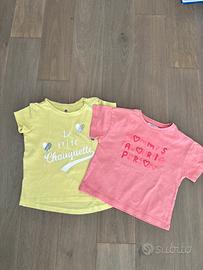 T-shirt bambina 2/3 anni o 98 cm