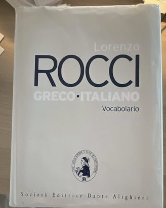 Dizionario di greco  Rocci