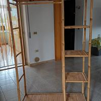 ripiano in bambù porta oggetti o abiti