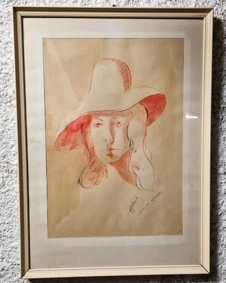Disegno a matita del pittore Gianfranco Autunnali