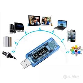 tesre usb x verifica tensione e corrente alimentat