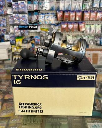 Mulinello da traina shimano tyrnos 16 lb