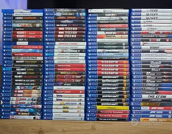 135 giochi PLAYSTATION 4 ps4 PS5 VARI GENERI 