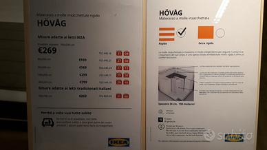 materasso ikea modello hovag