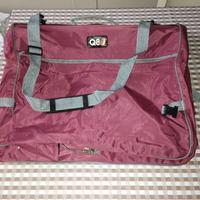 Porta abiti da viaggio Q8 con tracolla, NUOVO