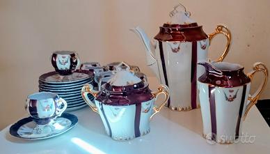 Servizio da caffé in porcellana vintage